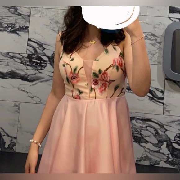 Fancy Pink Summer Dress - Picture 5 of 5